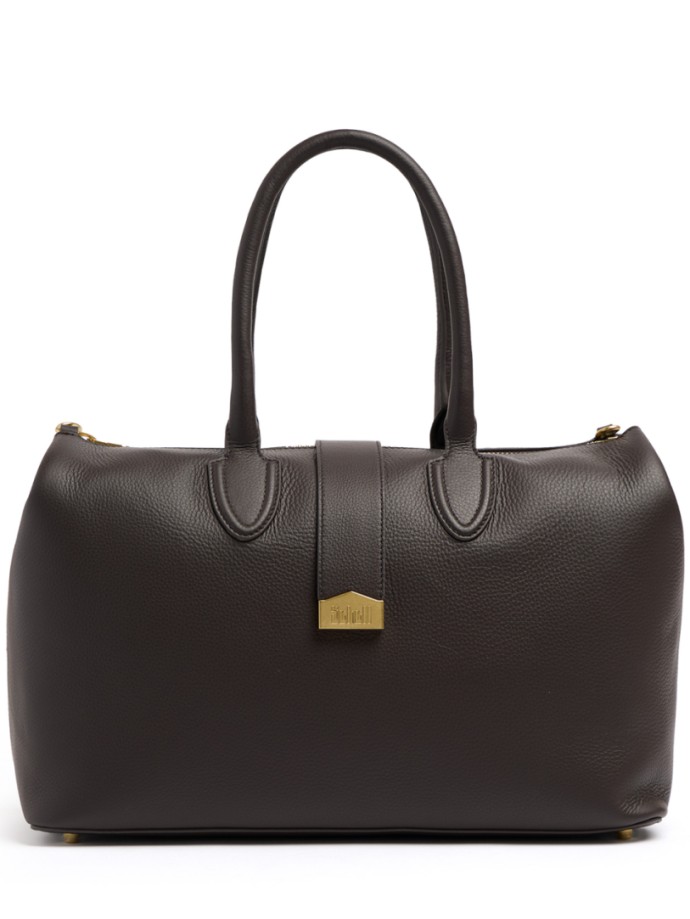 SCHELL - Large tumbled leather doctor bag