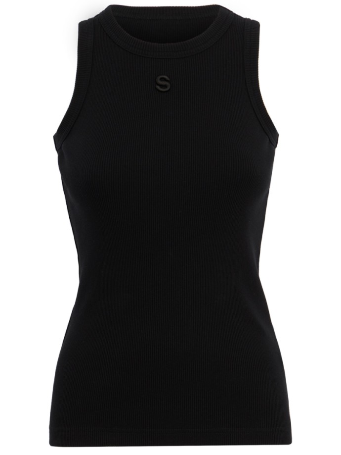 Sacai - Classics cotton jersey tank top