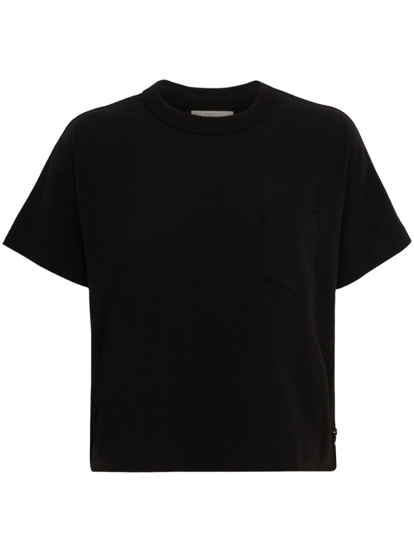 Sacai: CLASSICS Cotton Jersey T-Shirt