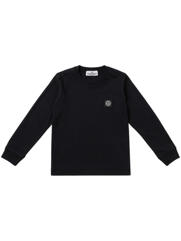 Cotton long-sleeve T-shirt with logo