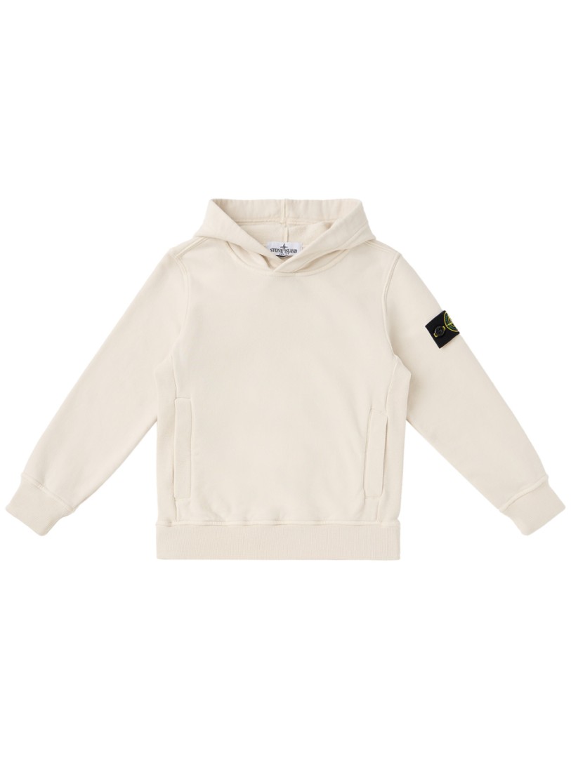 Stone Island Junior: Cotton sweatshirt hoodie