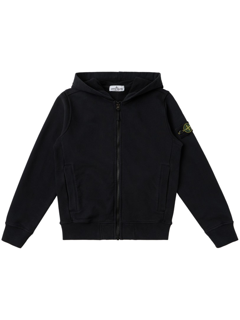 Stone Island Junior: Cotton sweatshirt hoodie