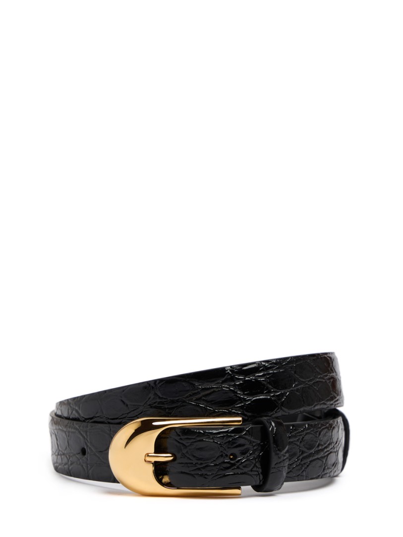 Khaite: Dome belt - gold (25mm)