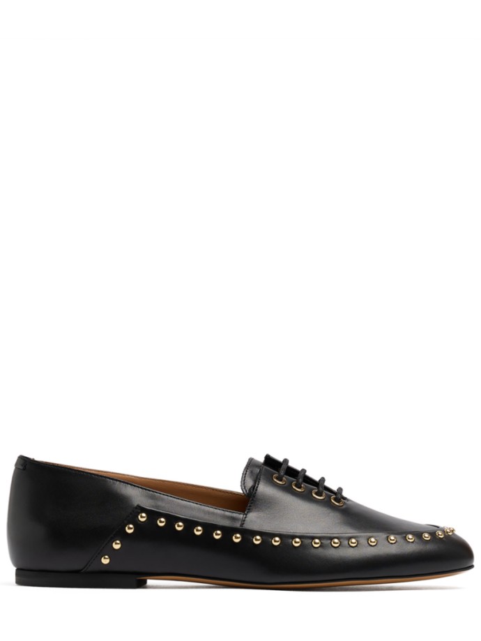 Jil Sander - Elyss soft shiny leather loafers