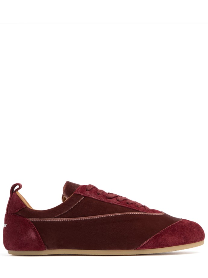 Jil Sander - Etage velvet sneakers