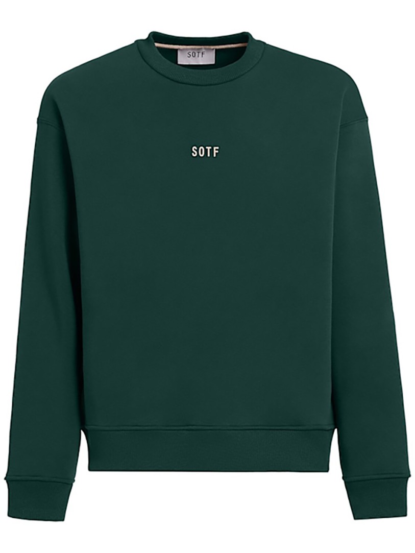 SOTF: Crew neck sweatshirt with applied details