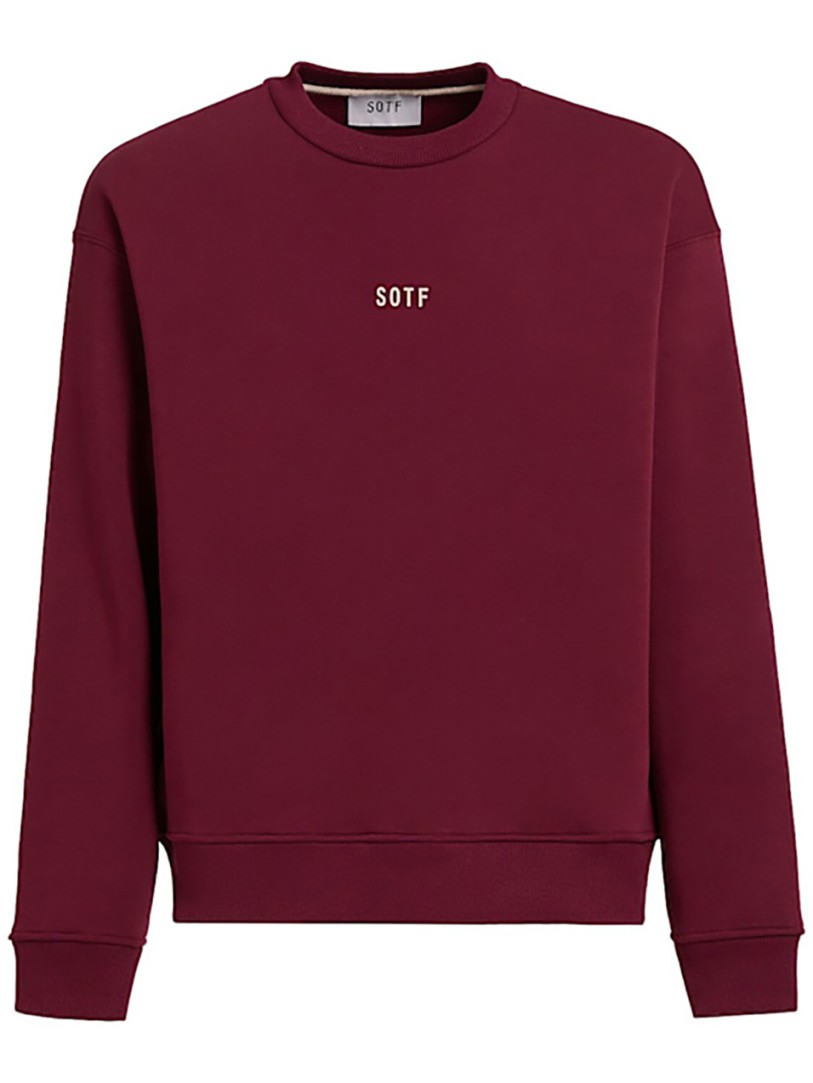 SOTF: Crew neck sweatshirt with applied details