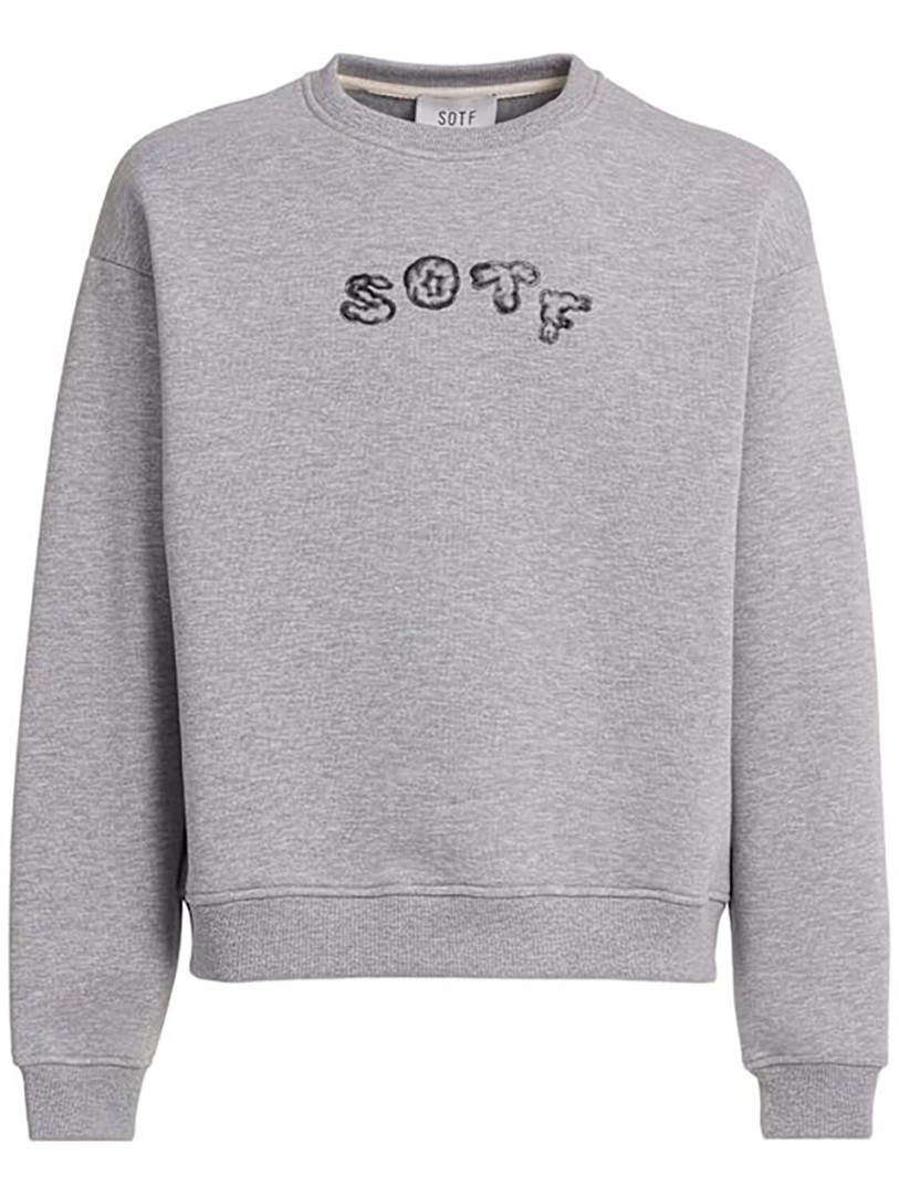 SOTF: Cropped sweatshirt with crew neck