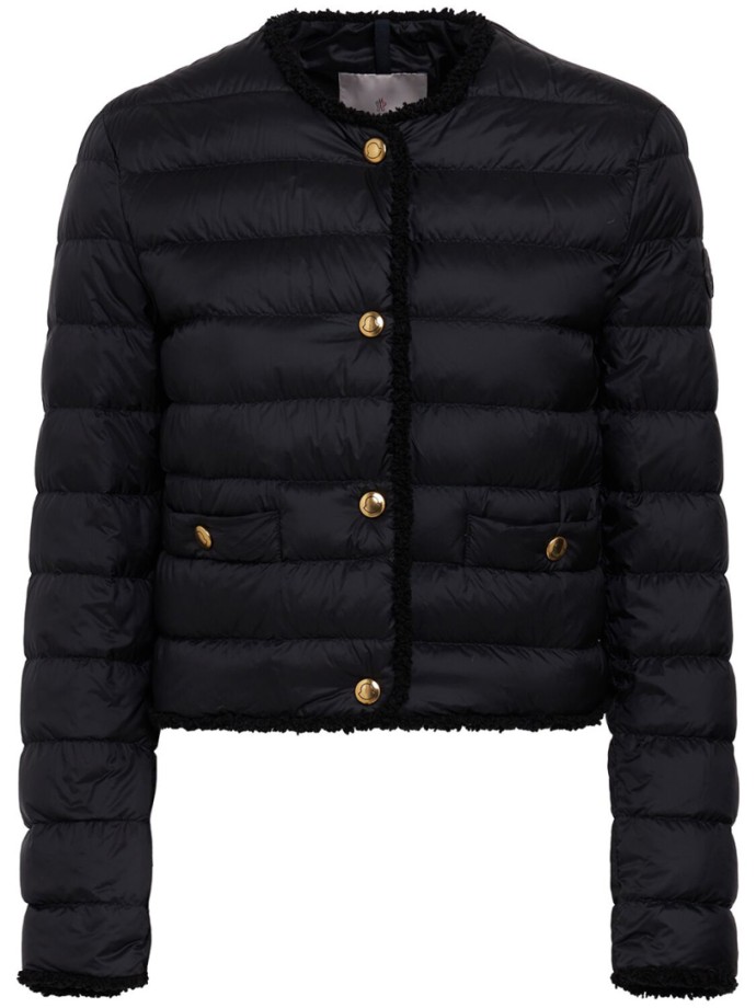 Moncler - Kurze Daunenjacke mit Knopfverschluss