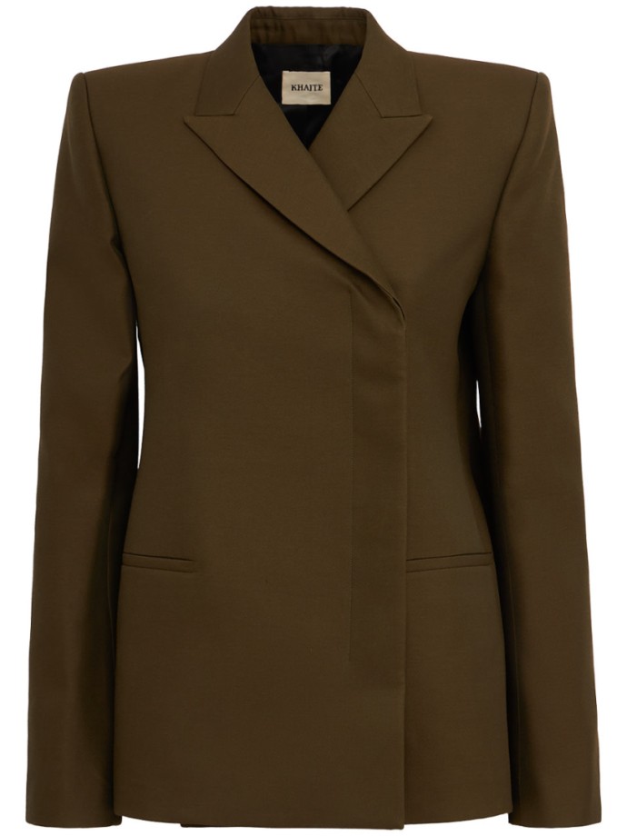 Khaite - Silvannah Seiden- und Wolljacke