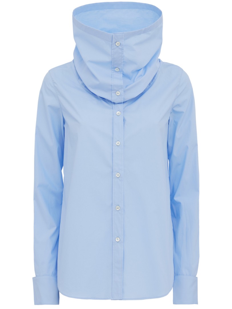 7 For All Mankind: High neck l/s shirt