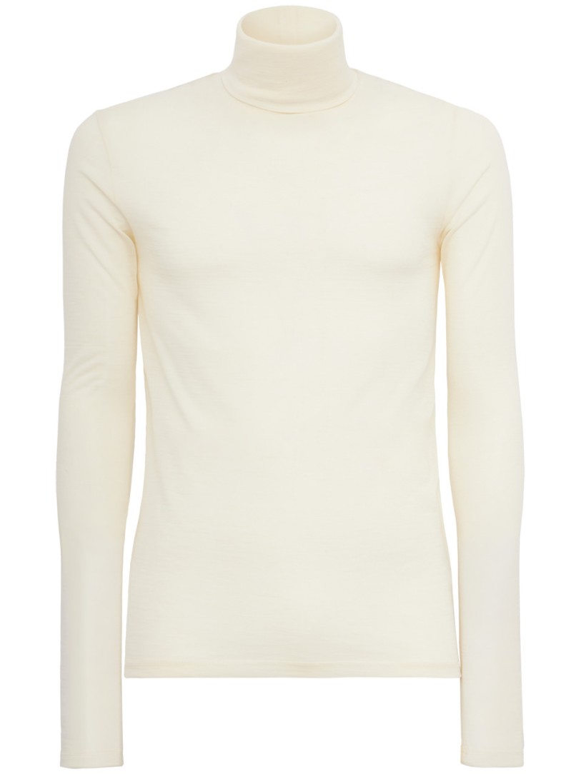 Jil Sander: Jersey turtleneck t-shirt