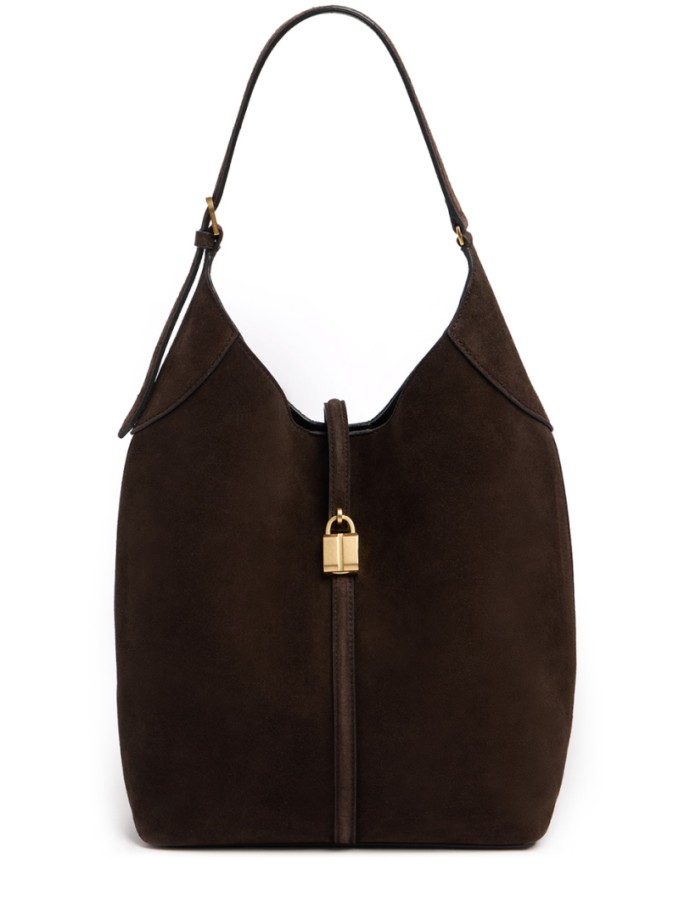 DeMellier - Große Siena Wildleder Eimer Tasche