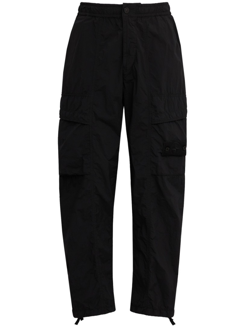 Stone Island: Logo Cotton Cargo Pants