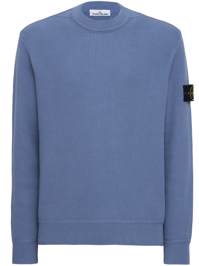 Stone Island: Crew Neck Pullover with Raised Texture