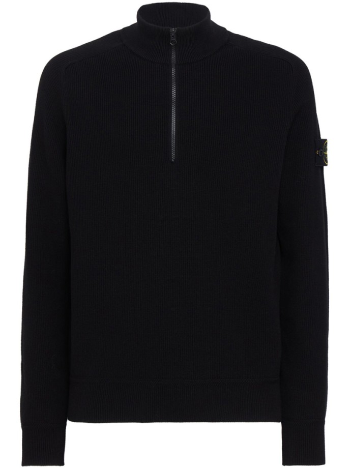 Stone Island - Reißverschluss Rollkragen
