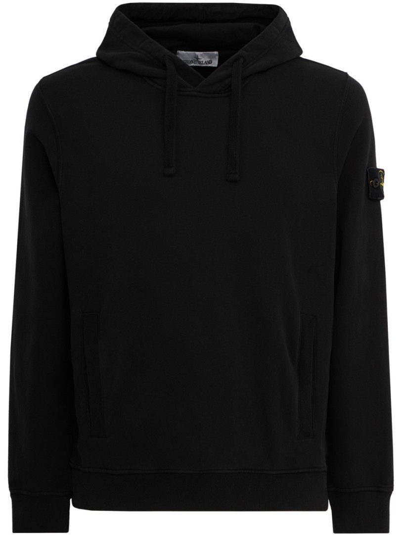 Stone Island: Logo Cotton Hoodie