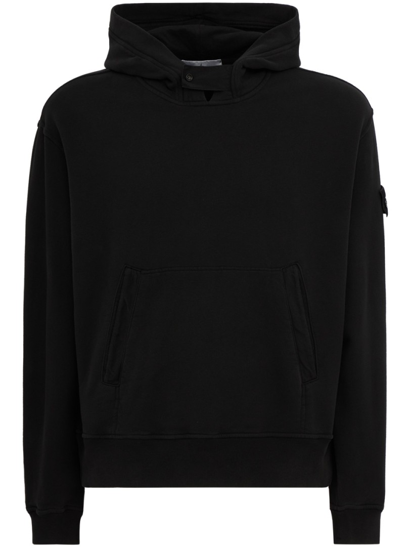 Stone Island: Logo Cotton Hoodie