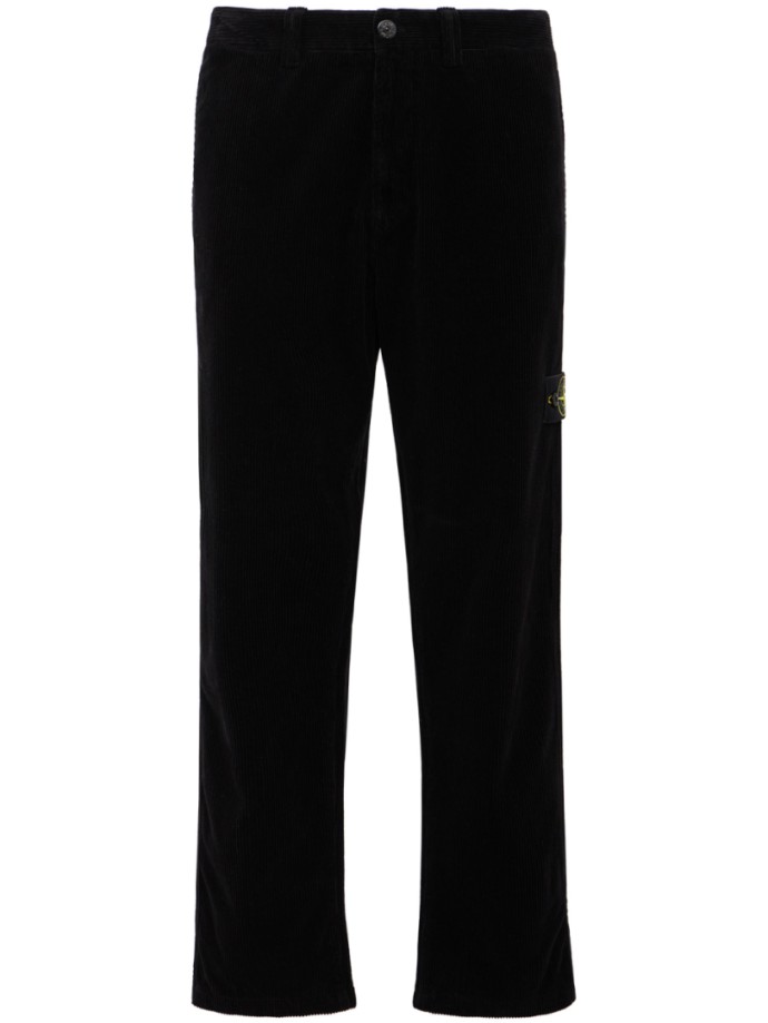 Pantalons slim en coton avec logo