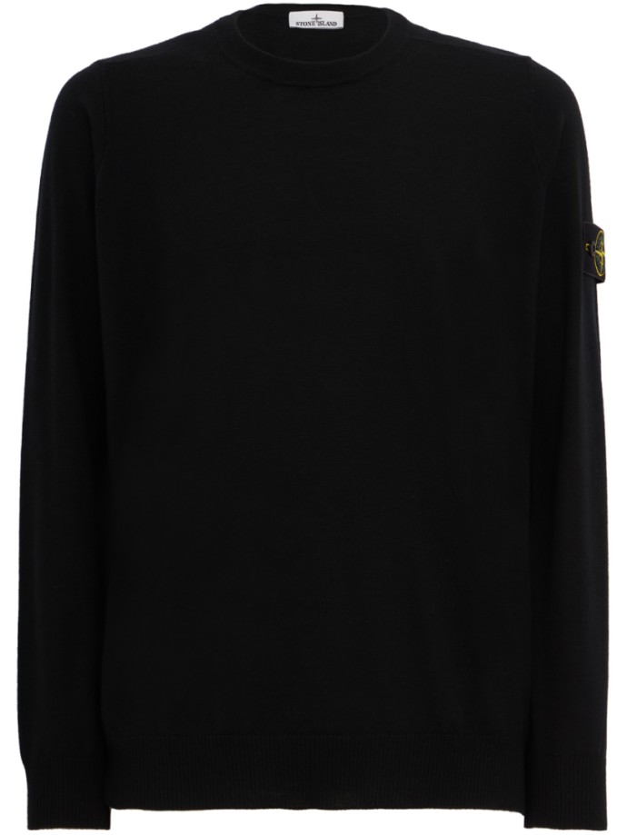 Logo crewneck knit sweater