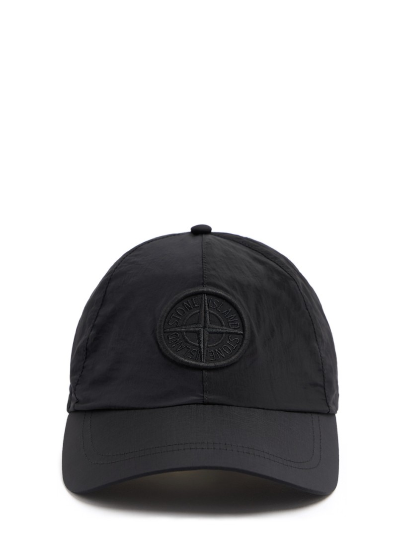 Stone Island: Logo embossed baseball cap