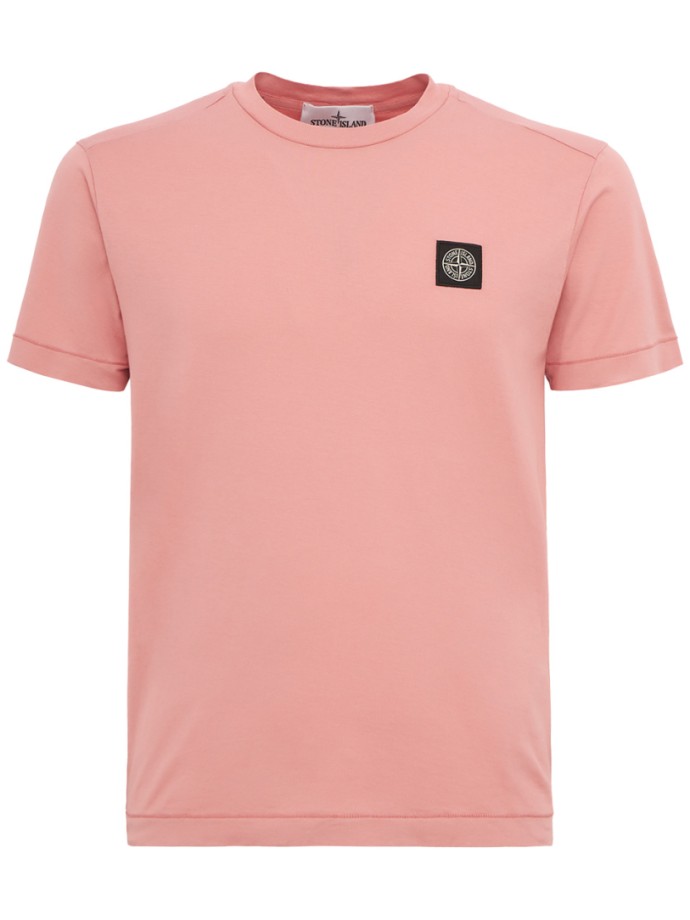 Stone Island - Logo-Patch Baumwoll-T-Shirt