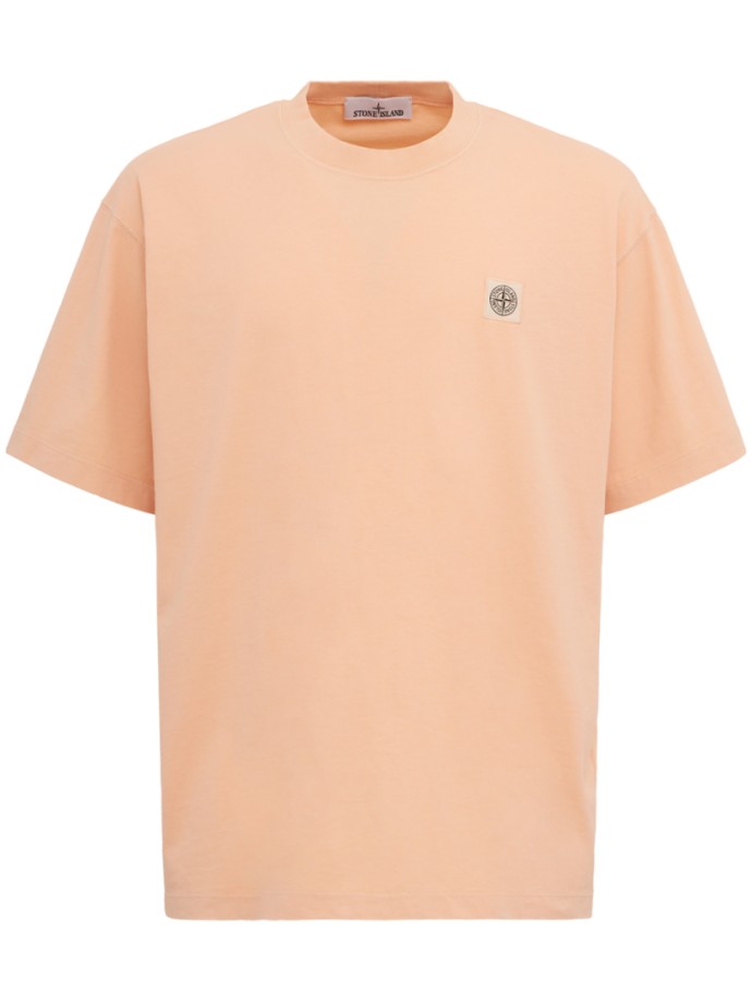 Stone Island - Logo-Patch-Cotton-T-Shirt