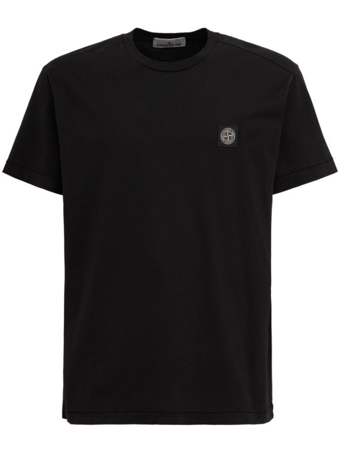 Logo patch cotton t-shirt