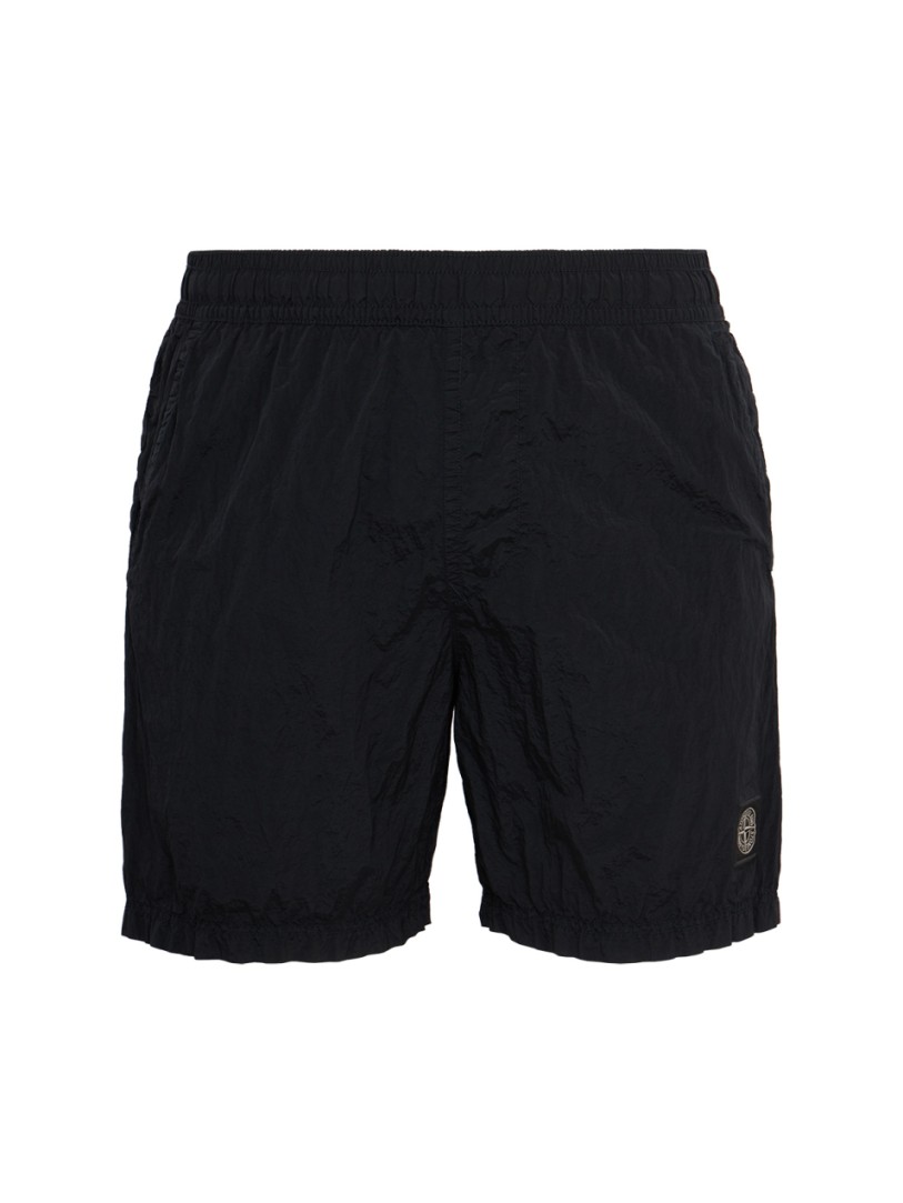 Stone Island: Logo patch shorts