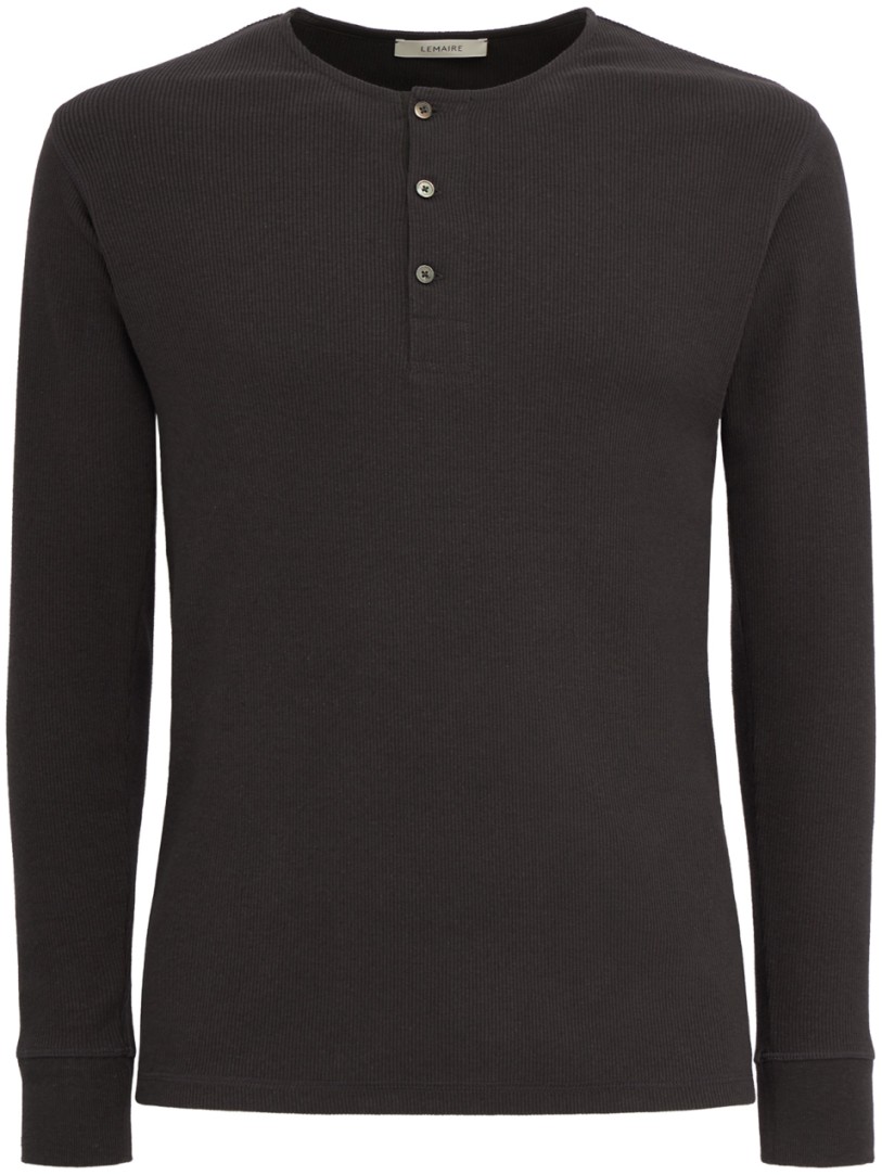 Lemaire: Long Sleeve Henley