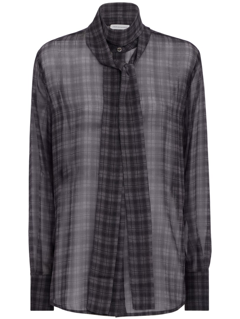 7 For All Mankind: L/S 蝴蝶结衬衫