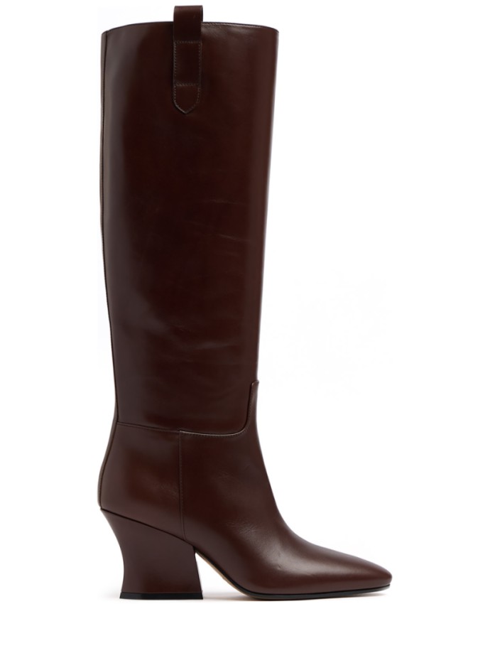 Jil Sander - Lune heeled leather high boots
