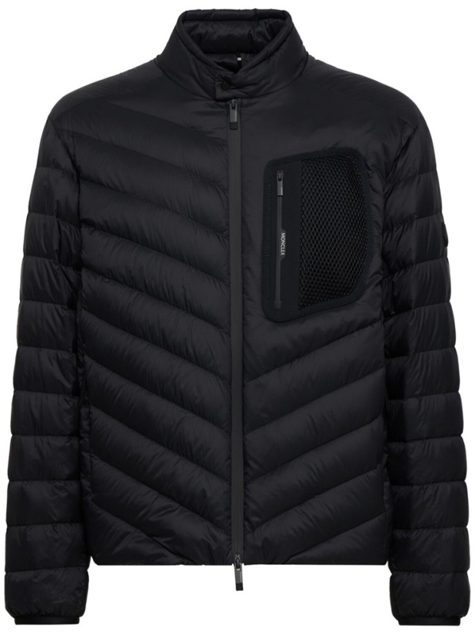 Moncler - Kurze Daunenjacke mit Reißverschluss und Tasche