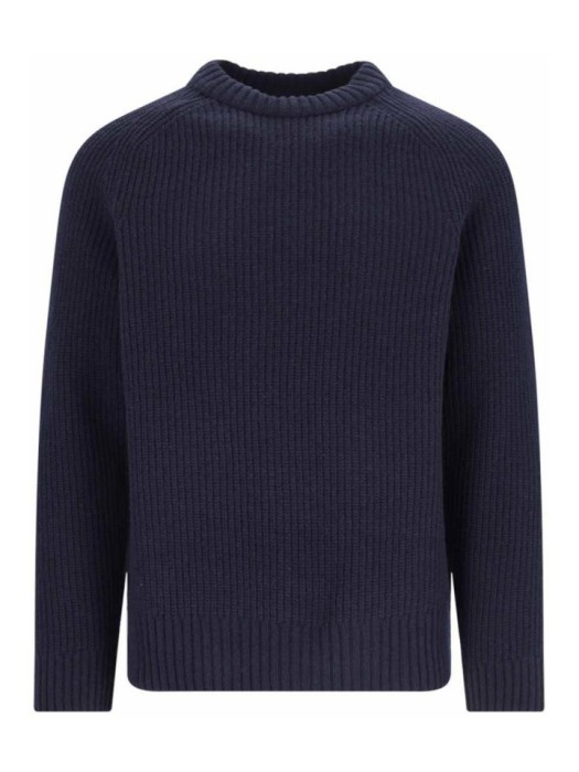 Closed - Gerippter Pullover mit hohem Kragen