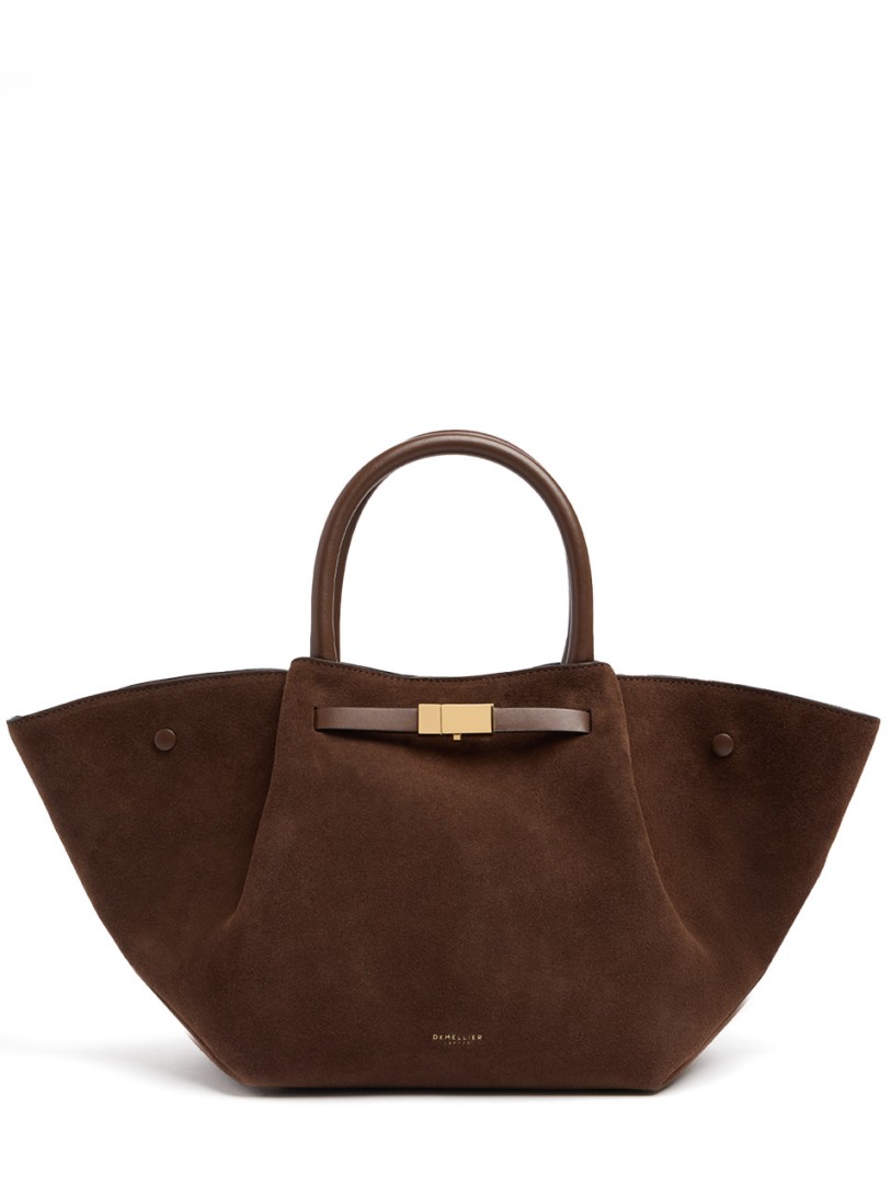 DeMellier: Midi New York suede tote bag