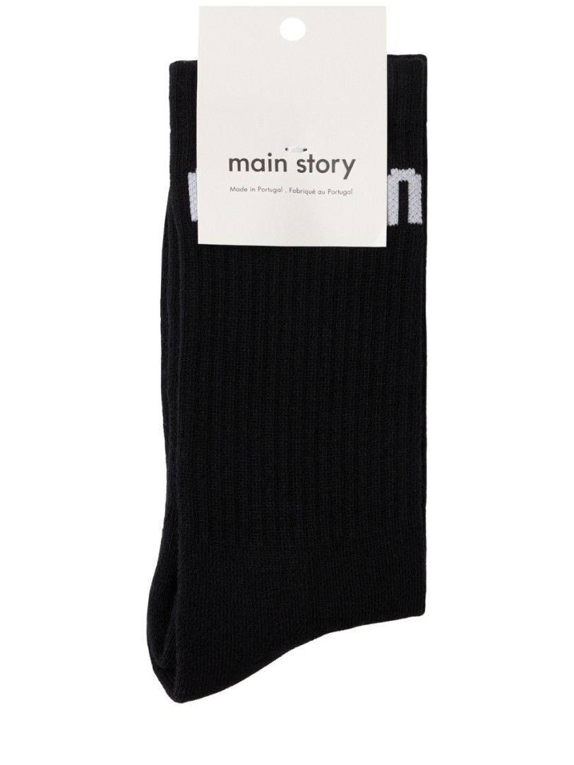 Main Story: Organic cotton blend long socks