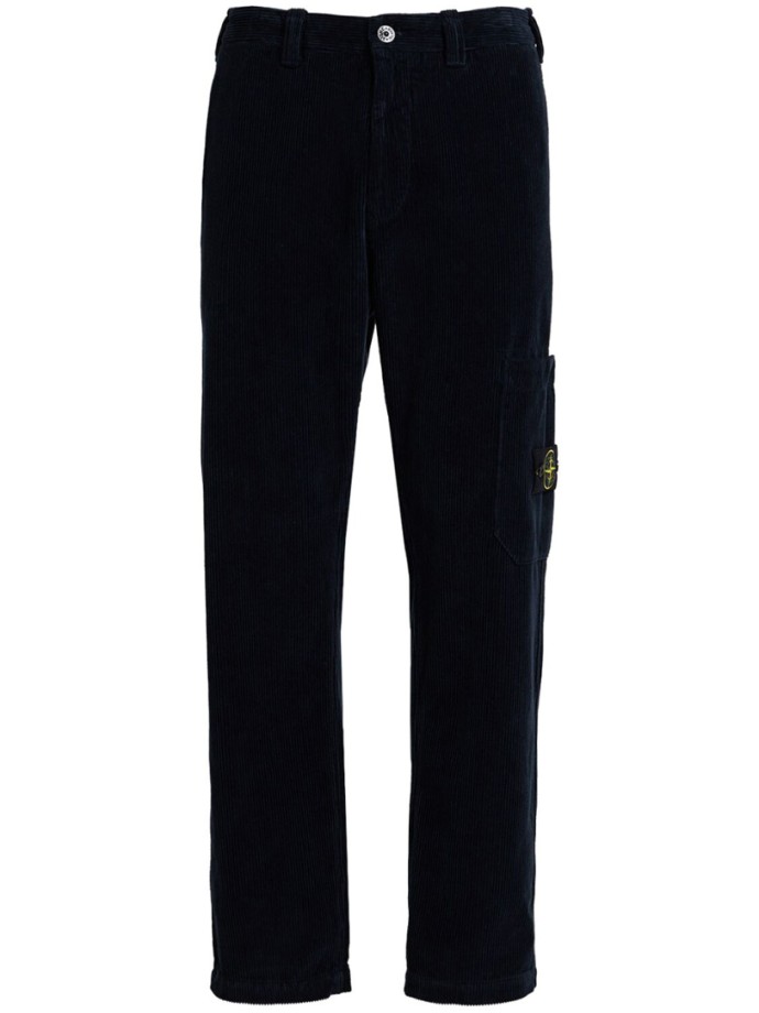 Stone Island - Straight Trousers with Applied Pocket