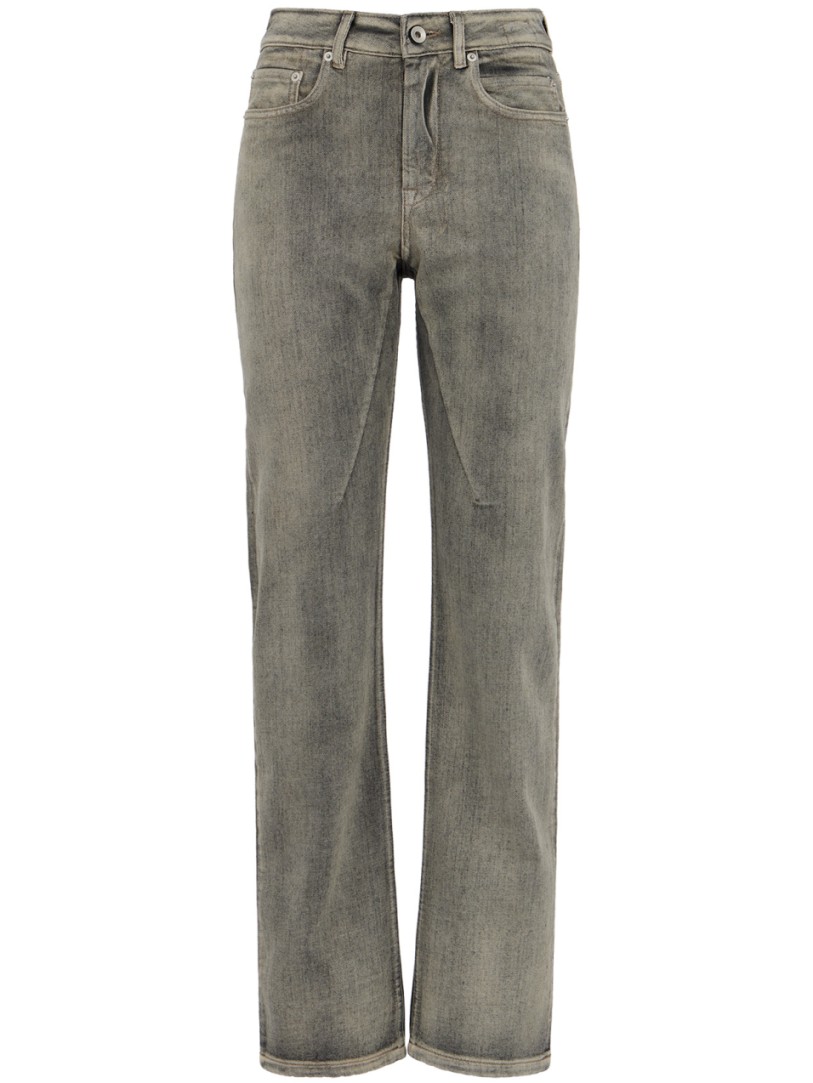 Rick Owens DRKSHDW: Pantaloni in denim - fog