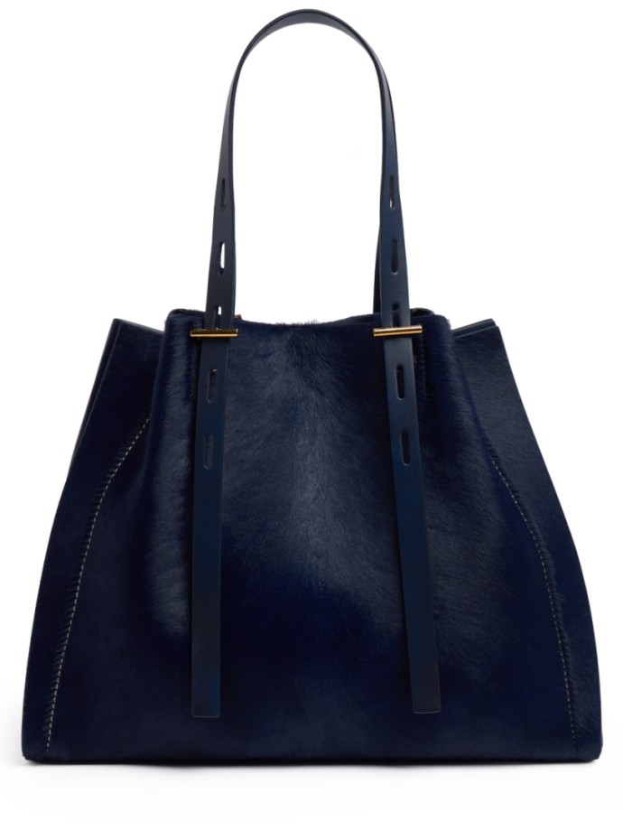 Minobossi - Bolso de hombro de piel de pony Paulette