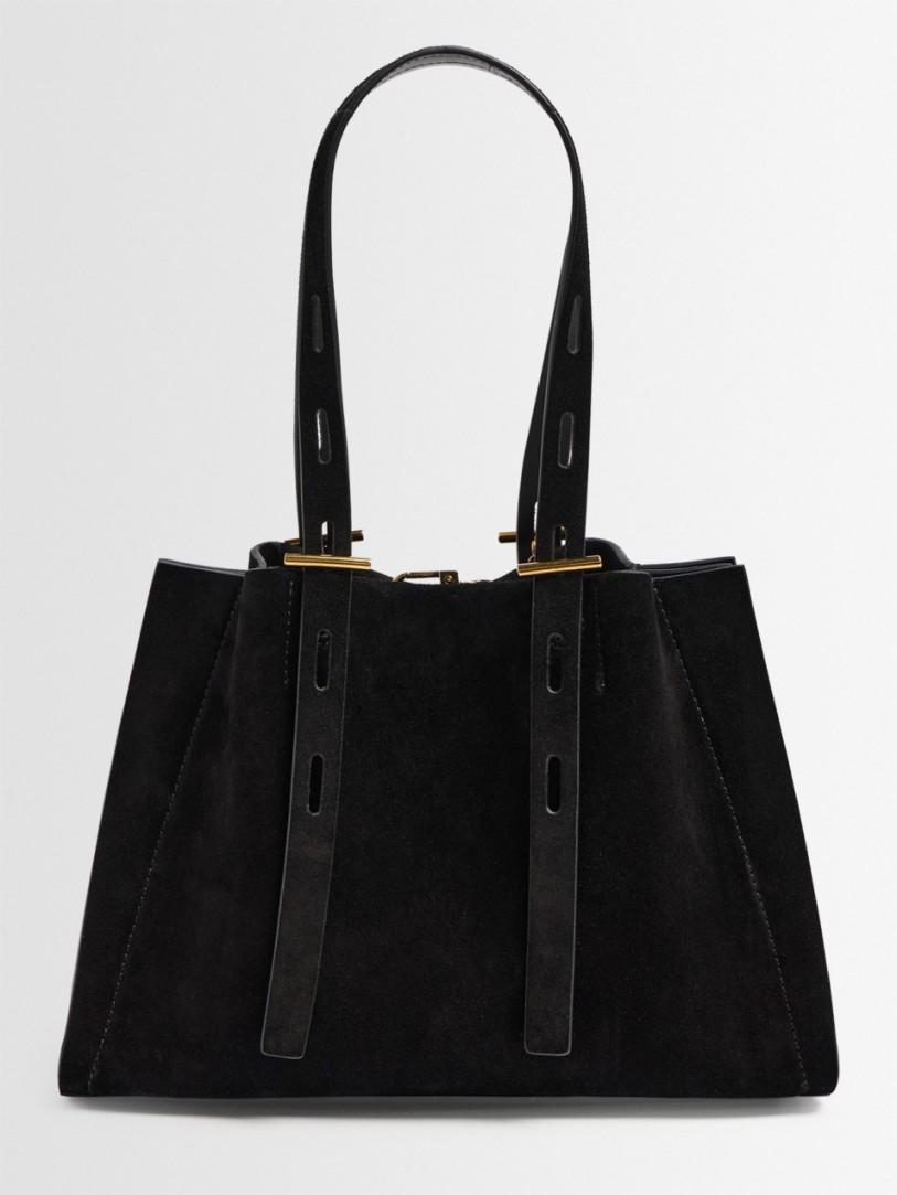 Minobossi: Paulina suede shoulder bag