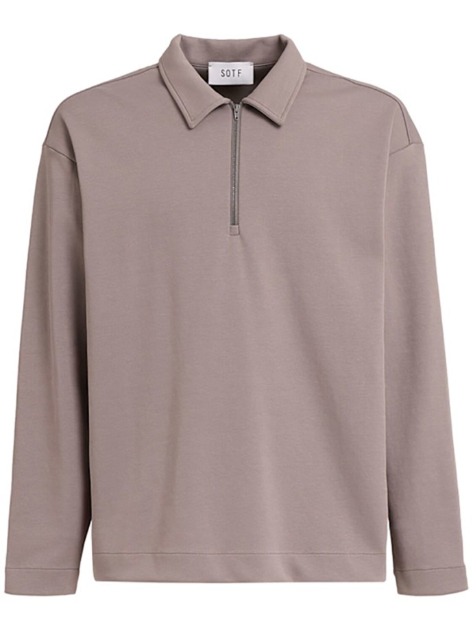 SOTF - T-shirt with zip collar