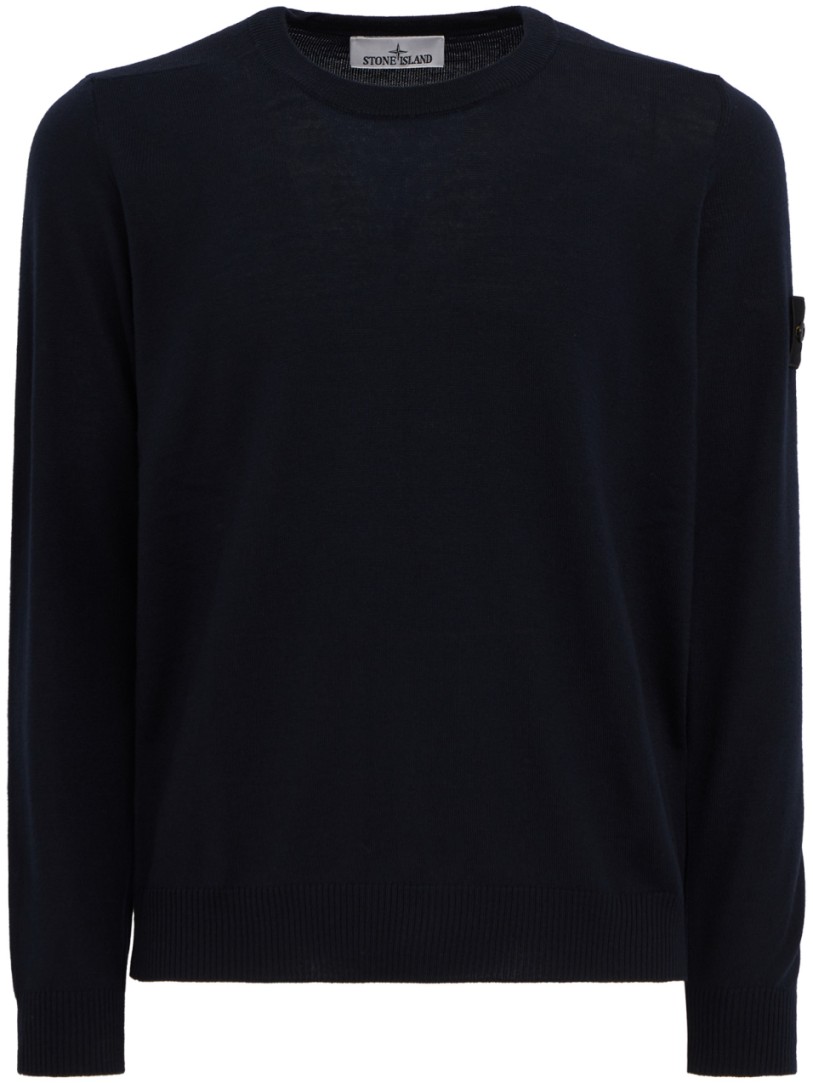 Stone Island: Fine Gauge Crewneck Knit Sweater