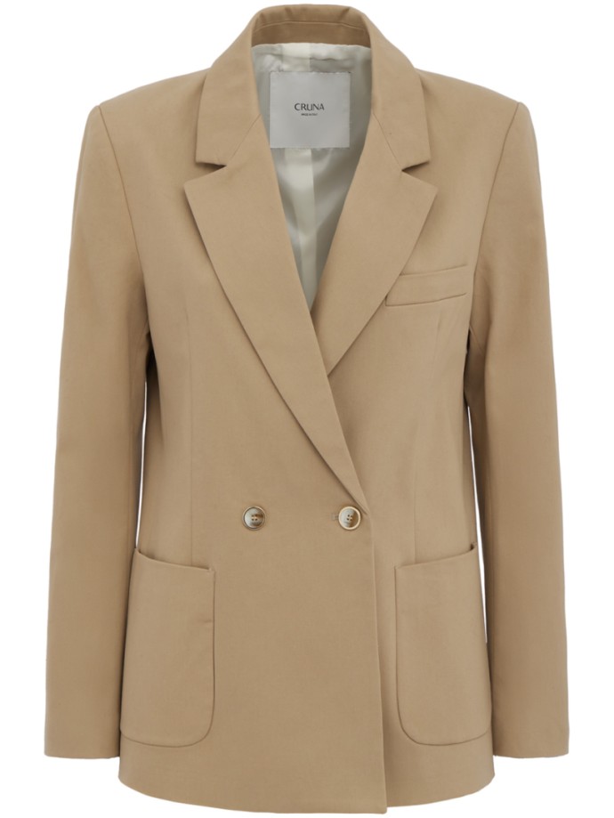 CRUNA - Blazer de corte regular con doble botonadura