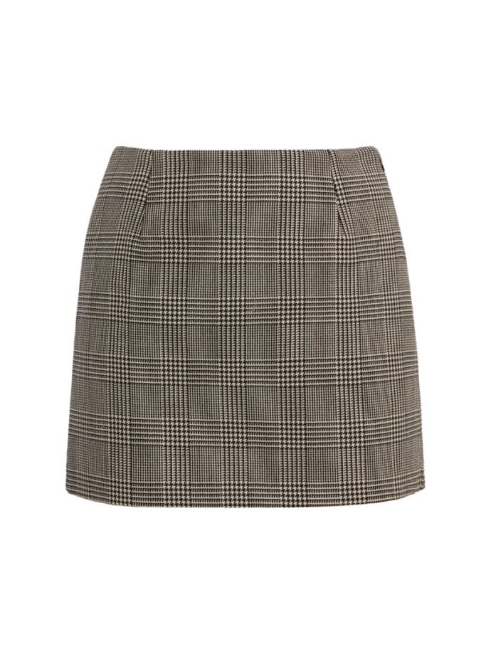 falda mini de corte regular