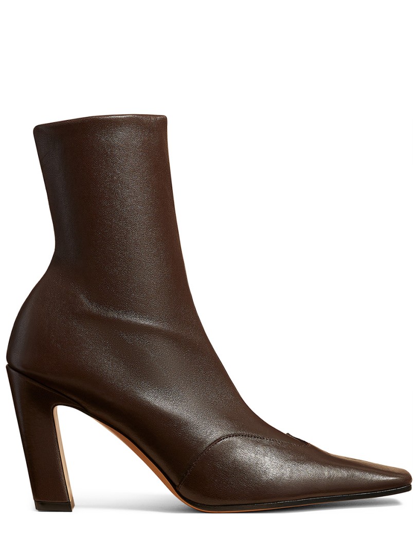 Khaite: Nevada stretch leather ankle boots