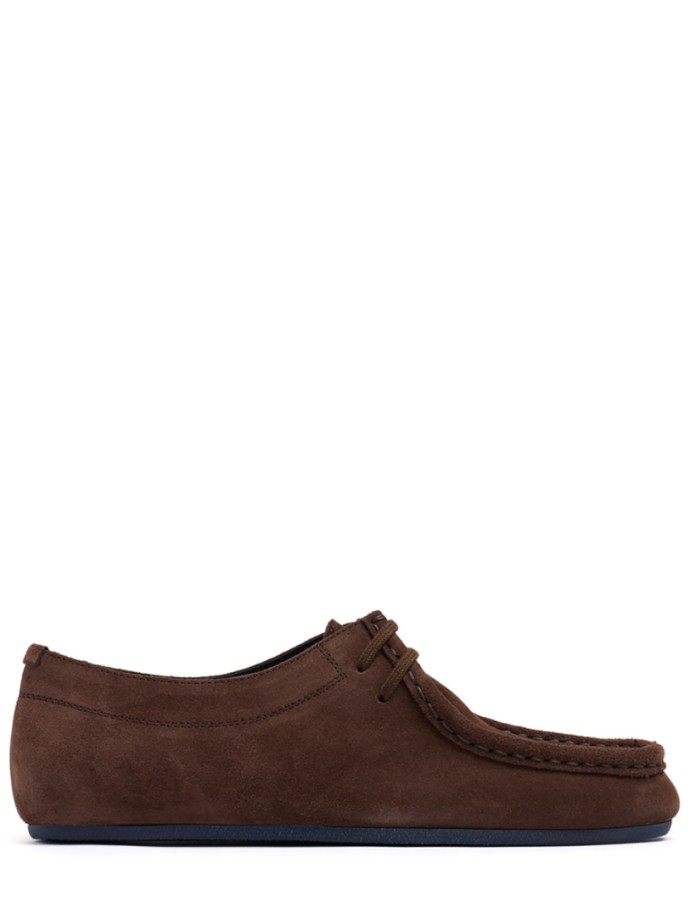 Jil Sander - Suede lace-up shoes