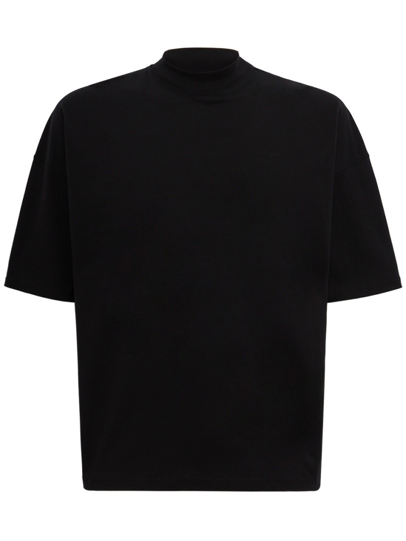 Jil Sander: Oversized T-shirt with high collar