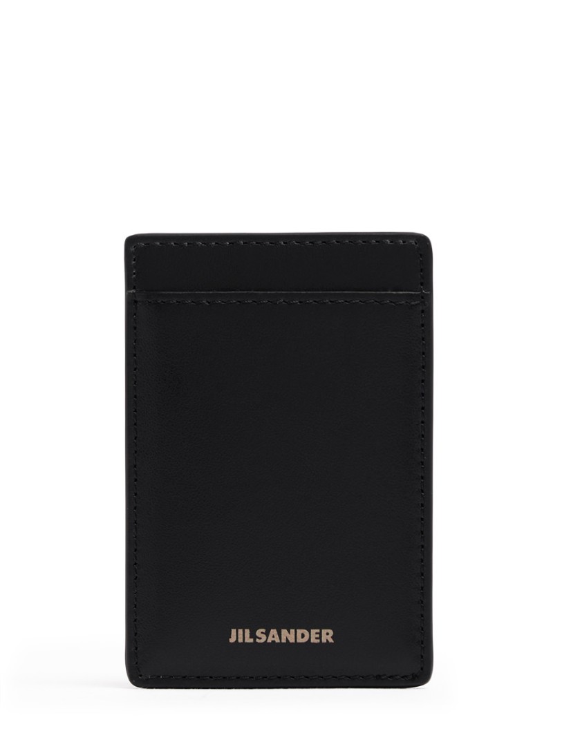 Tangle Flat Lambskin Card Holder - Jil Sander - Women | Luisaviaroma