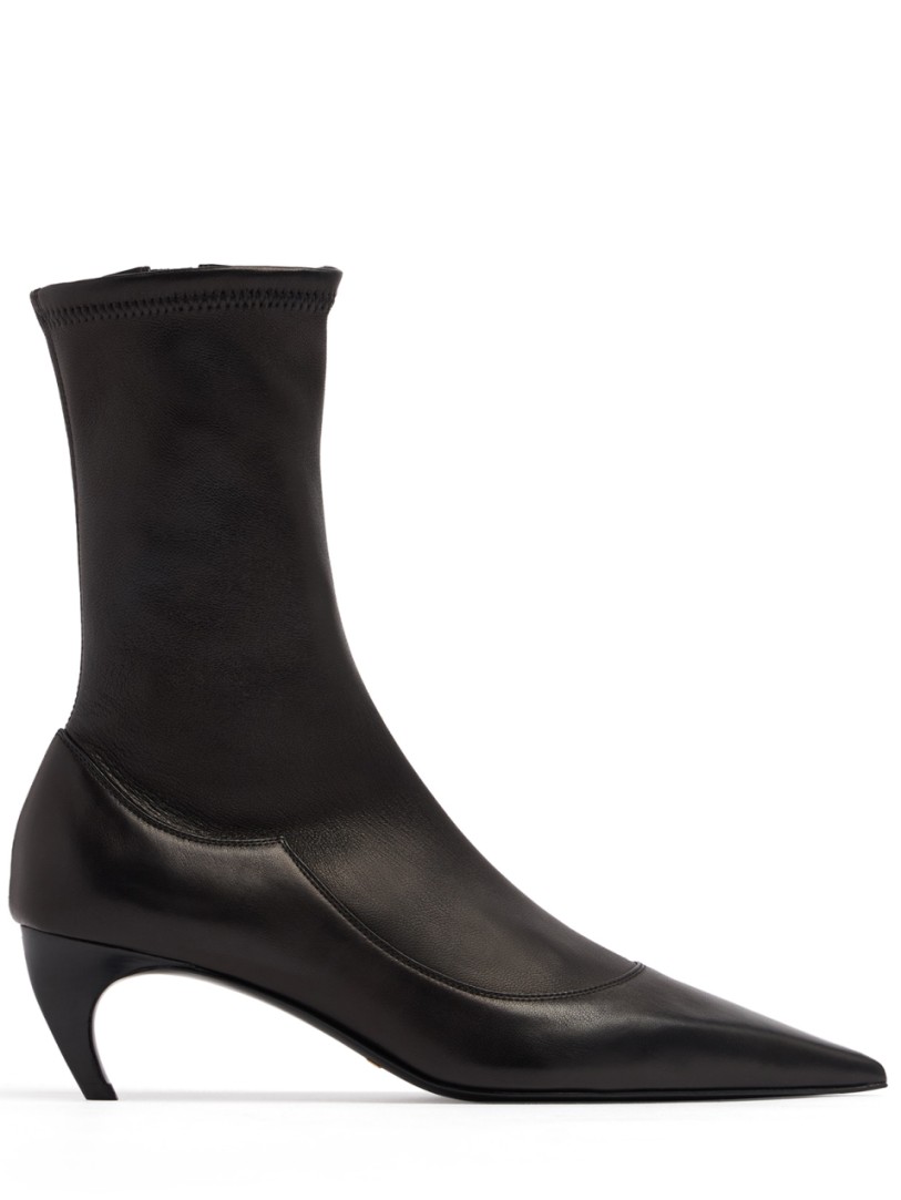 Khaite: Valerie mid calf boot 55