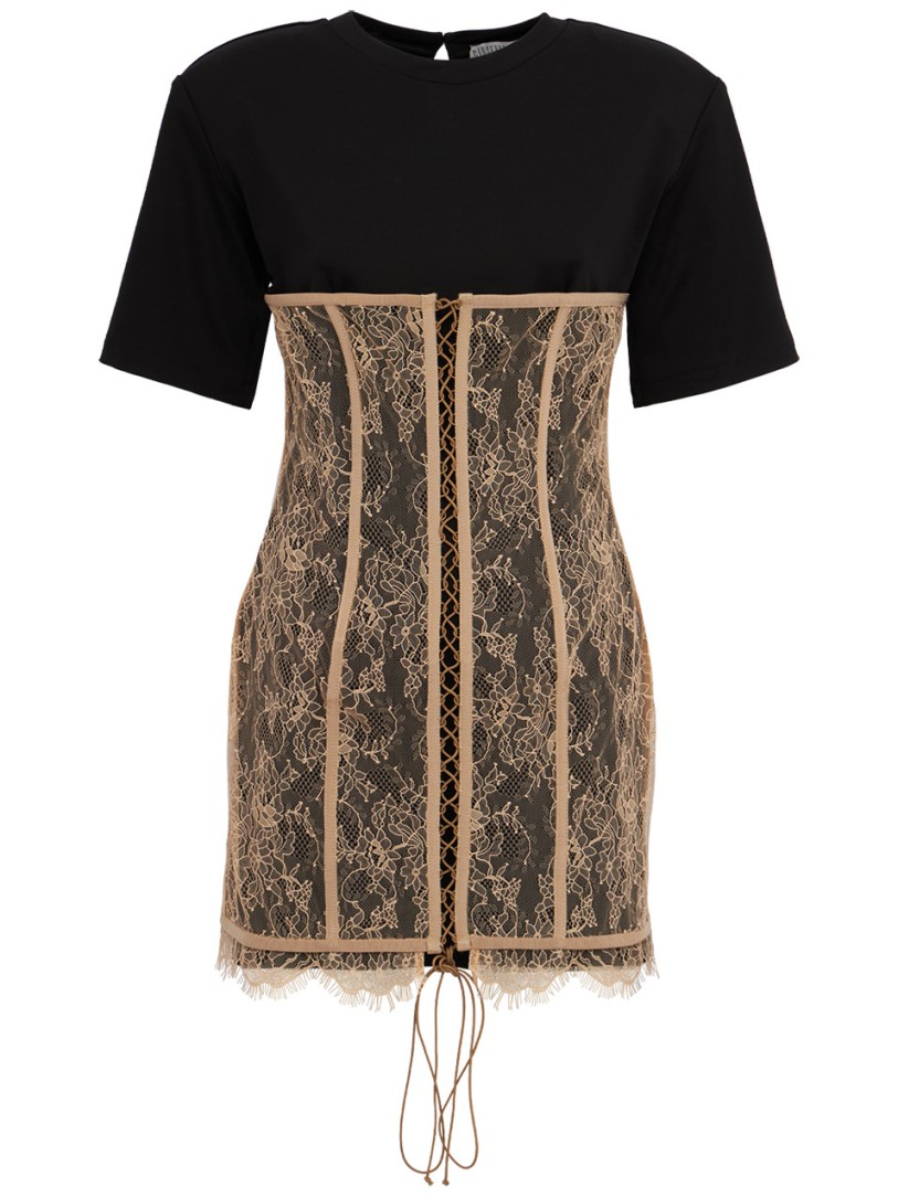 Giuseppe Di Morabito: Mini dress with lace